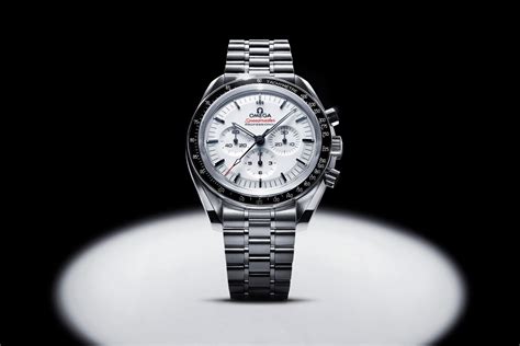 omega moon watch white dial